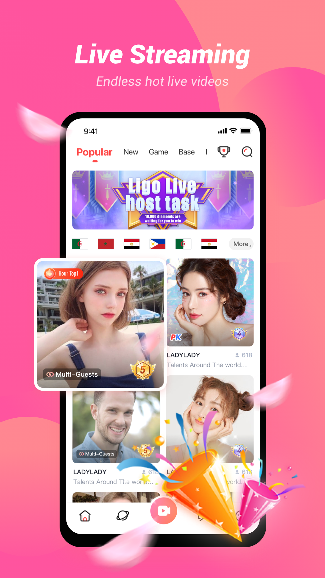 اسکرین شات 1 برنامه Ligo Live