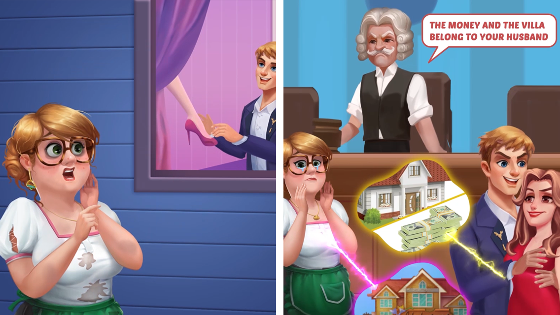 اسکرین شات 3 بازی Alice's Restaurant - Word Game