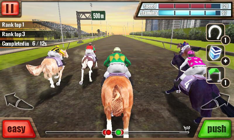 اسکرین شات 2 بازی Horse Racing 3D