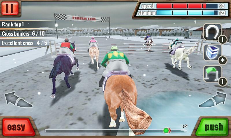 اسکرین شات 3 بازی Horse Racing 3D