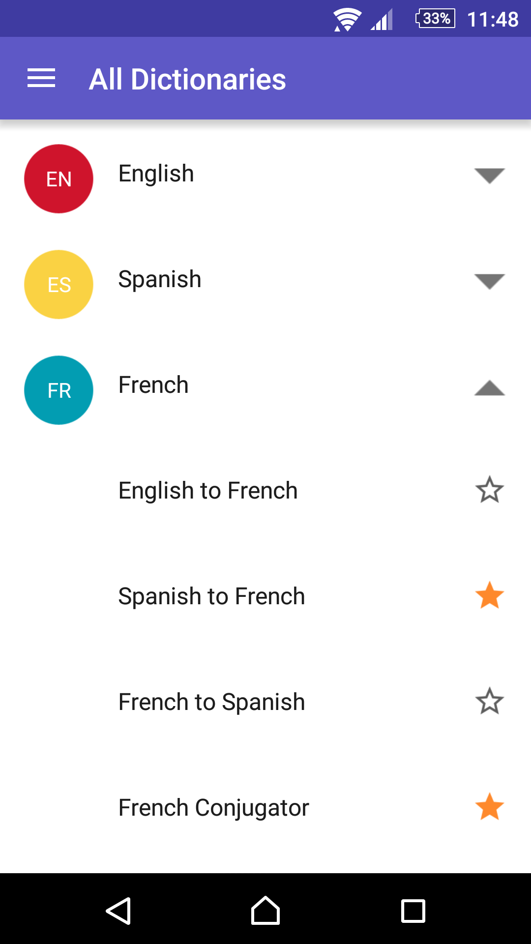 اسکرین شات 8 برنامه WordReference.com dictionaries