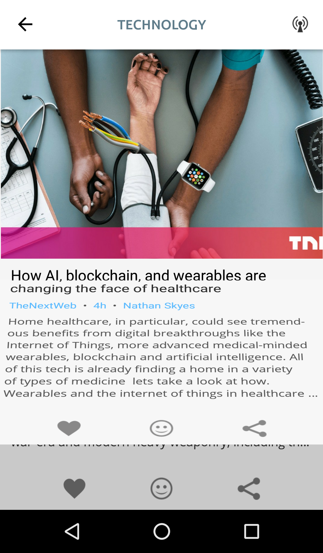 اسکرین شات 3 برنامه Tech News