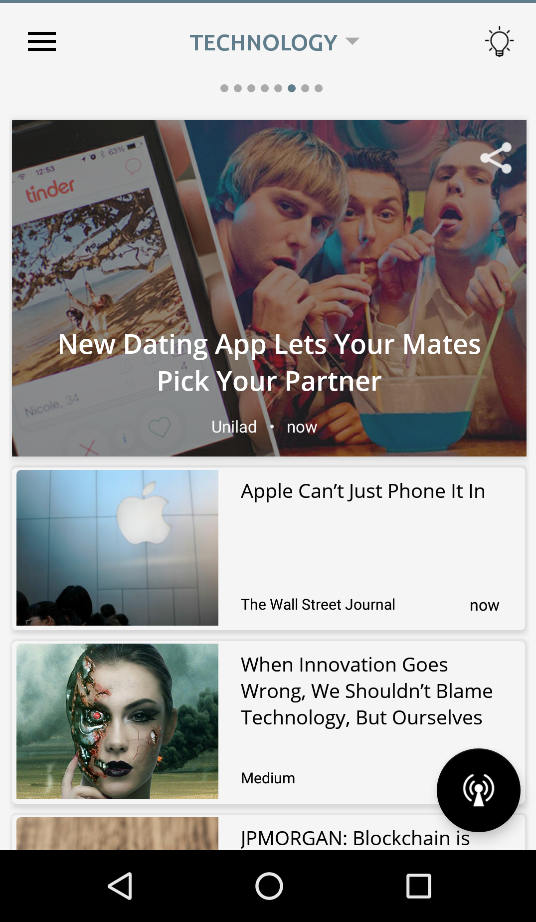 اسکرین شات 8 برنامه Tech News