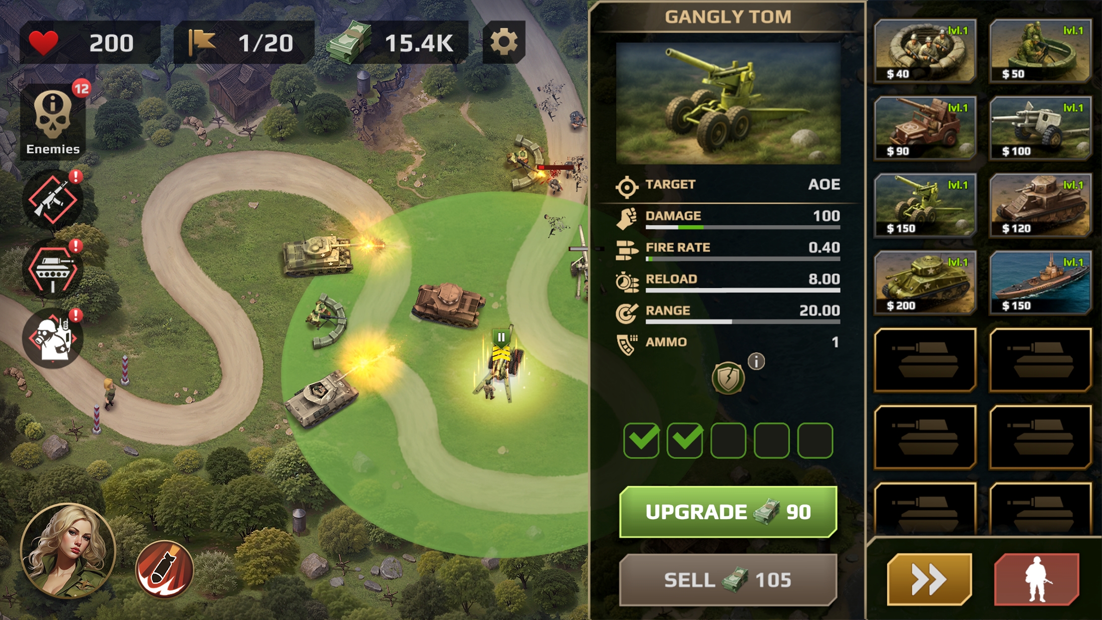 اسکرین شات 2 بازی WWII Defense: RTS Army TD game