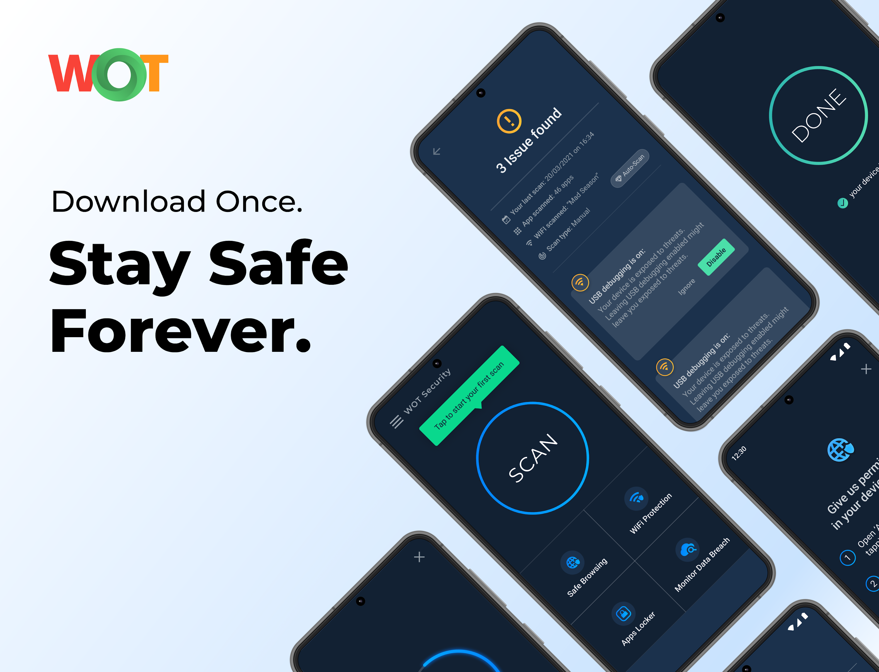 اسکرین شات 1 برنامه WOT Mobile Security Protection