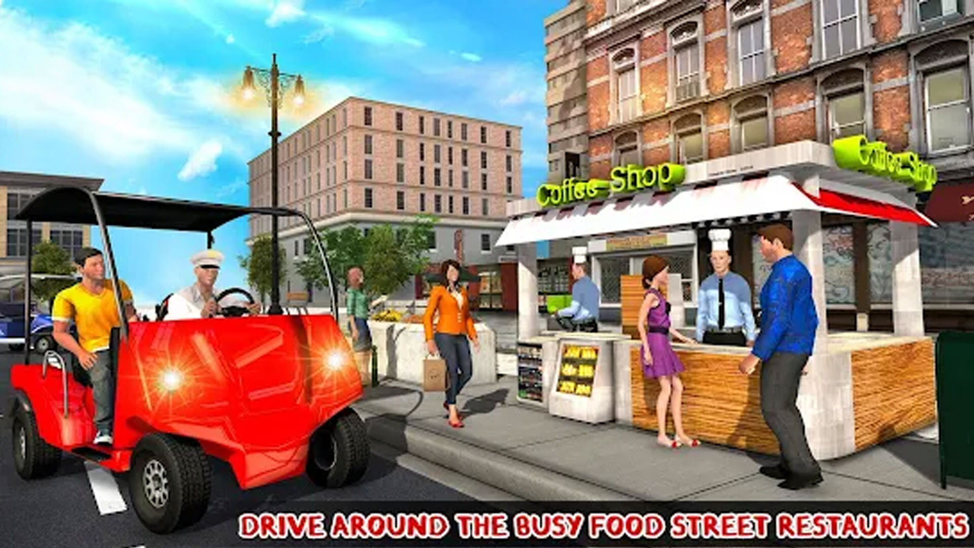 اسکرین شات 3 بازی Electric Car Taxi Driving Game