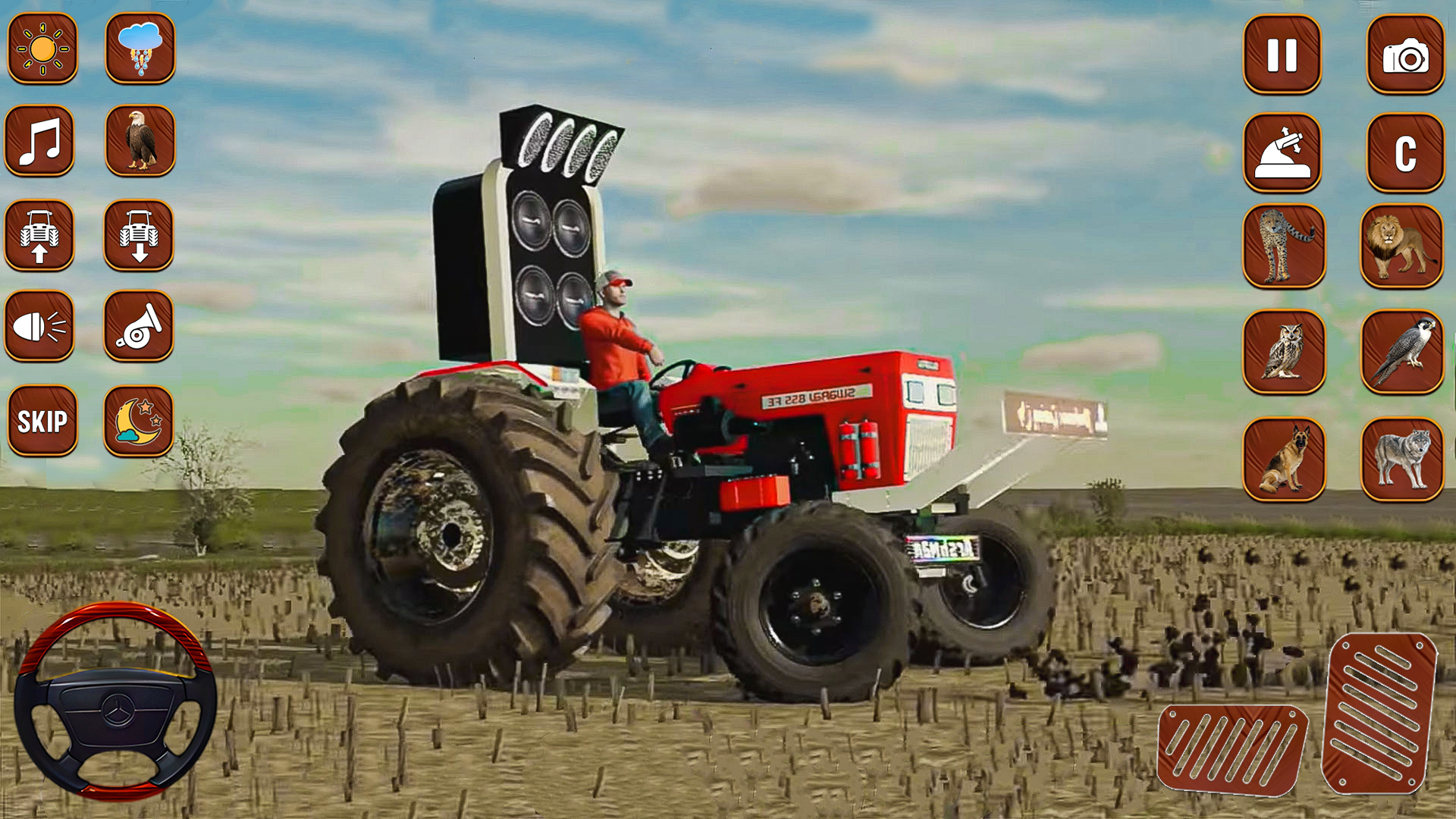 اسکرین شات 4 بازی Indian Tractor Game US Farming