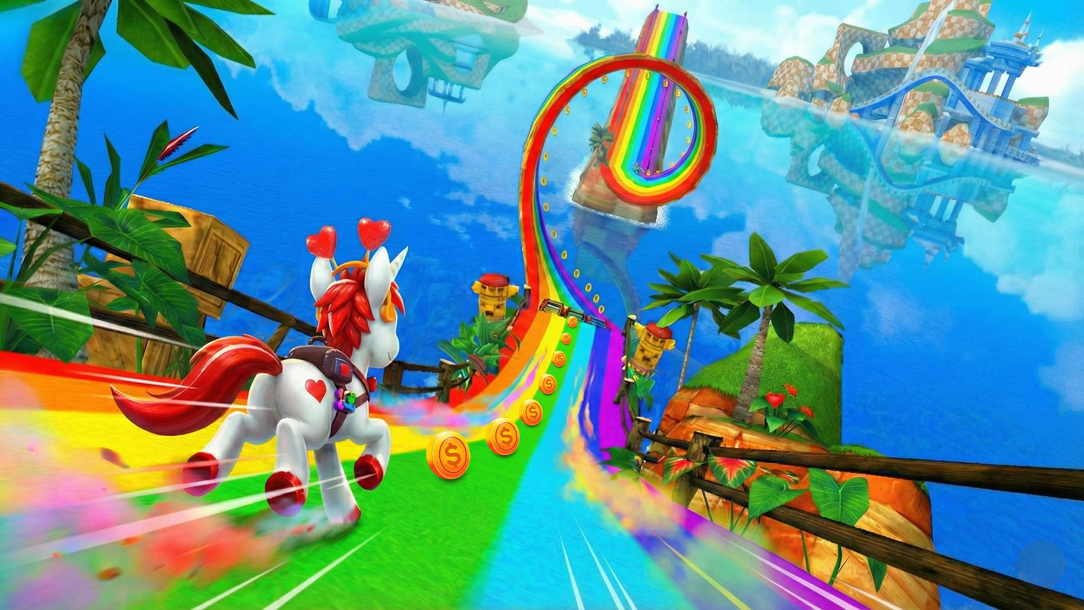 اسکرین شات 1 بازی Unicorn Kingdom: Run & Build