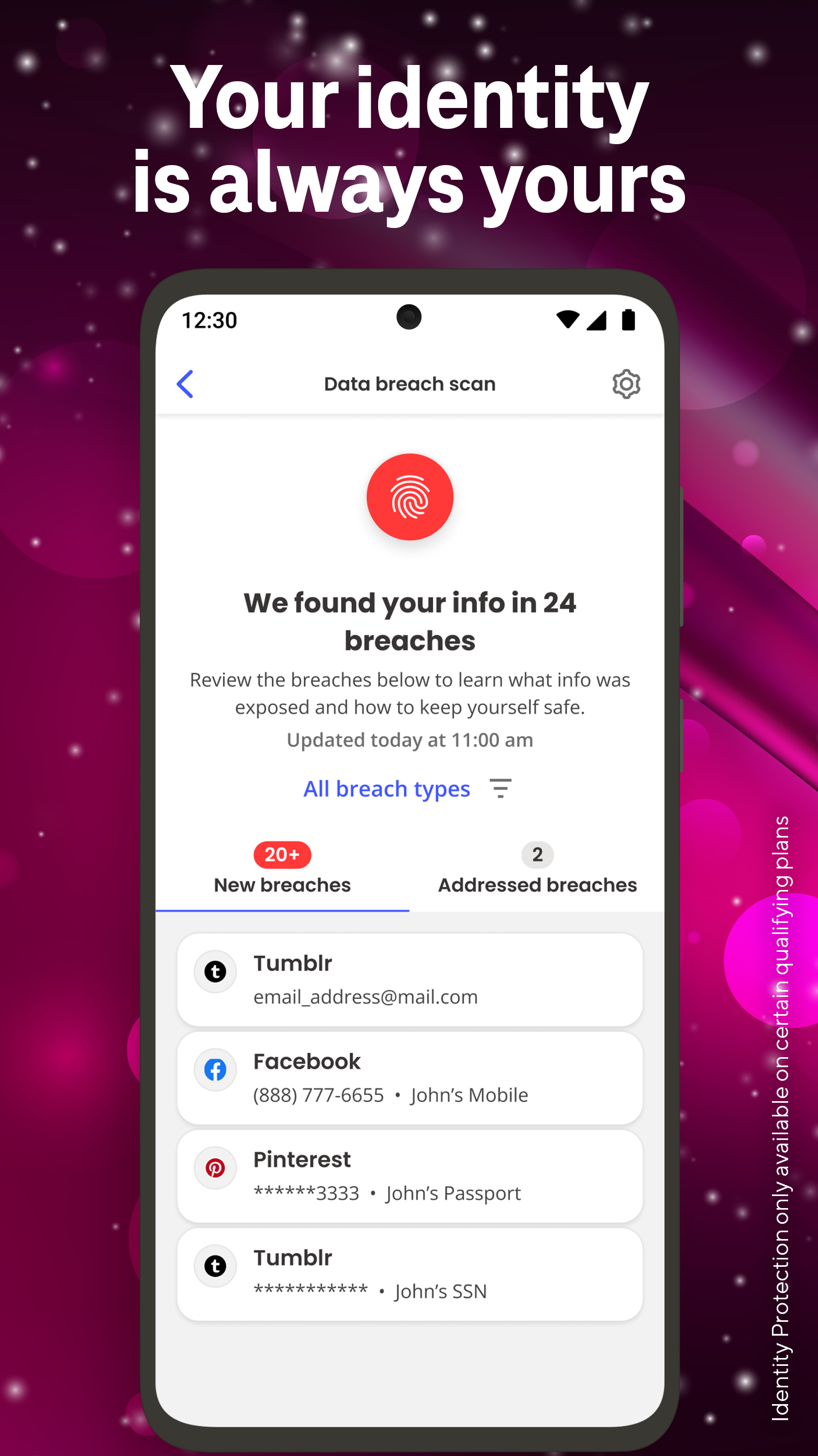 اسکرین شات 8 برنامه McAfee® Security for T-Mobile