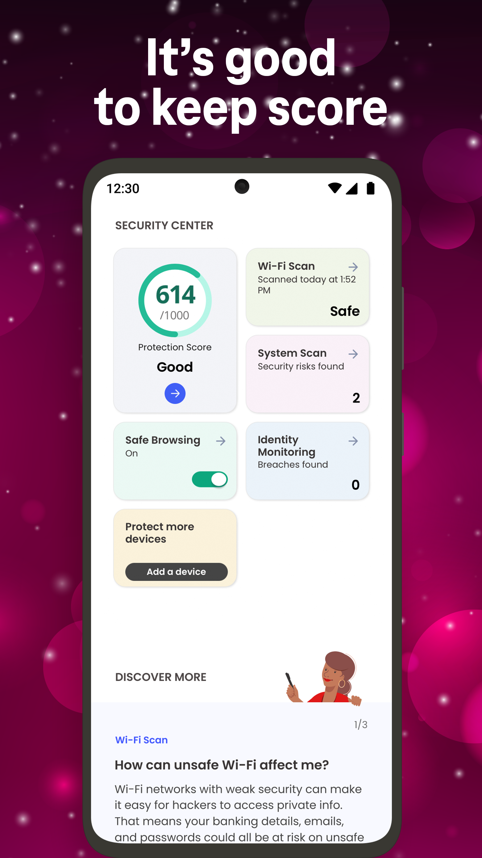 اسکرین شات 6 برنامه McAfee® Security for T-Mobile