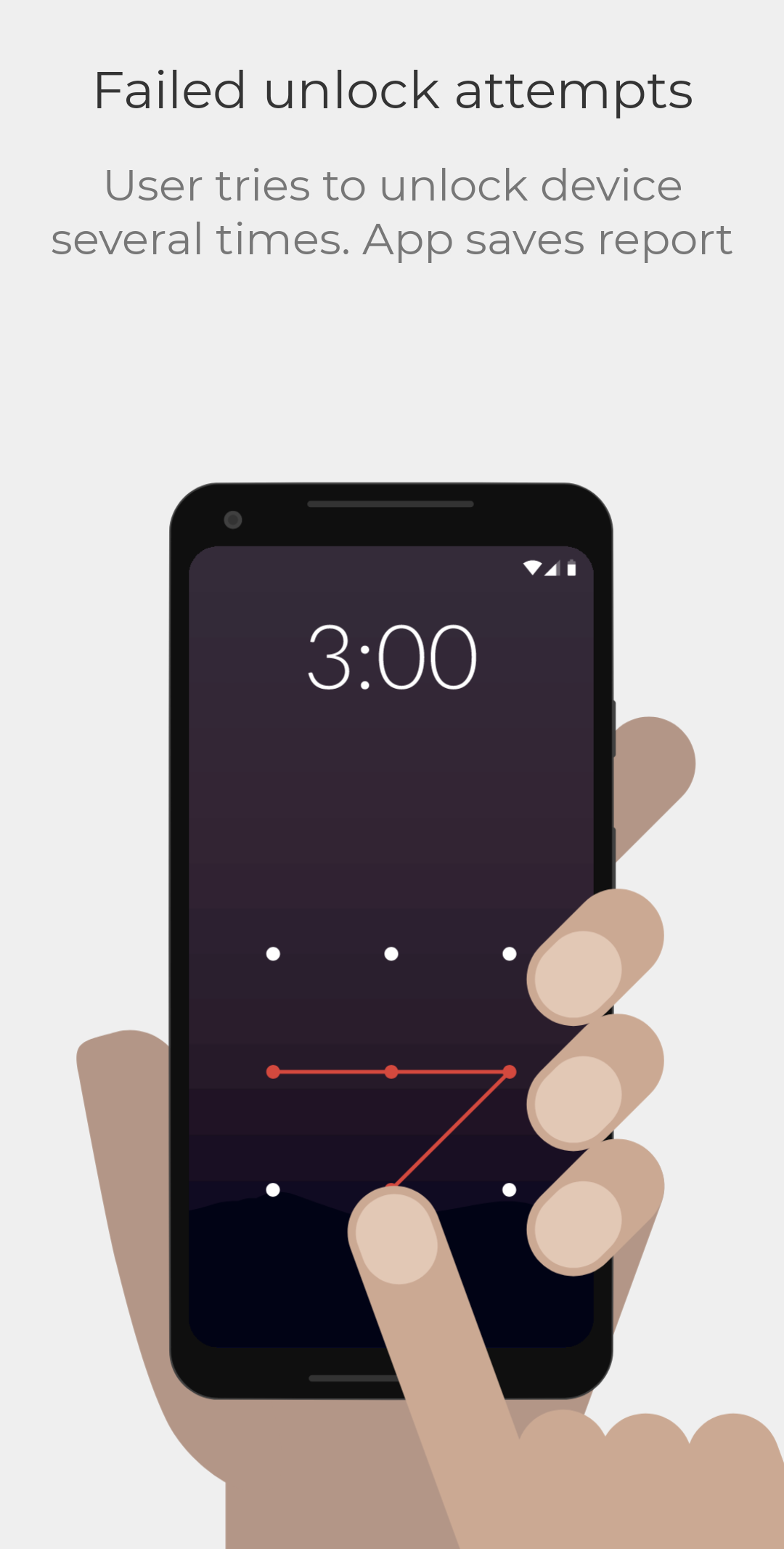 اسکرین شات 4 برنامه WTMP — Who touched my phone?