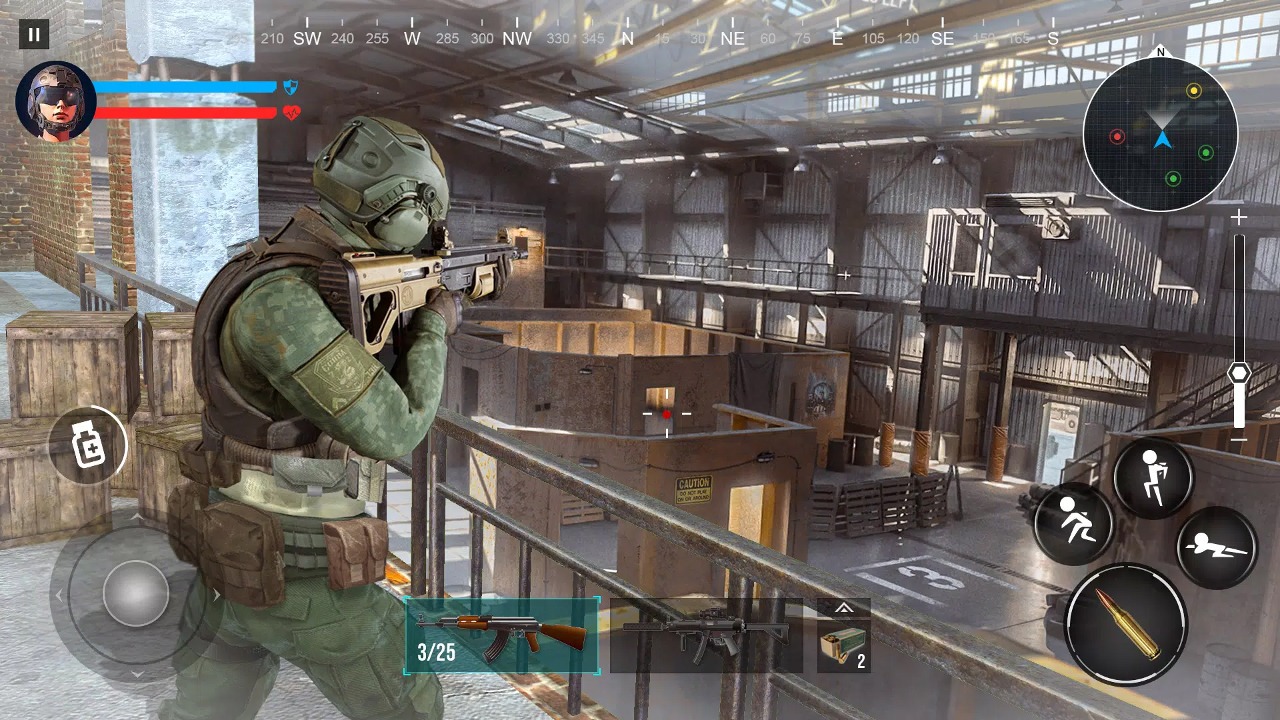 اسکرین شات 3 بازی Call of Warfare FPS War Game