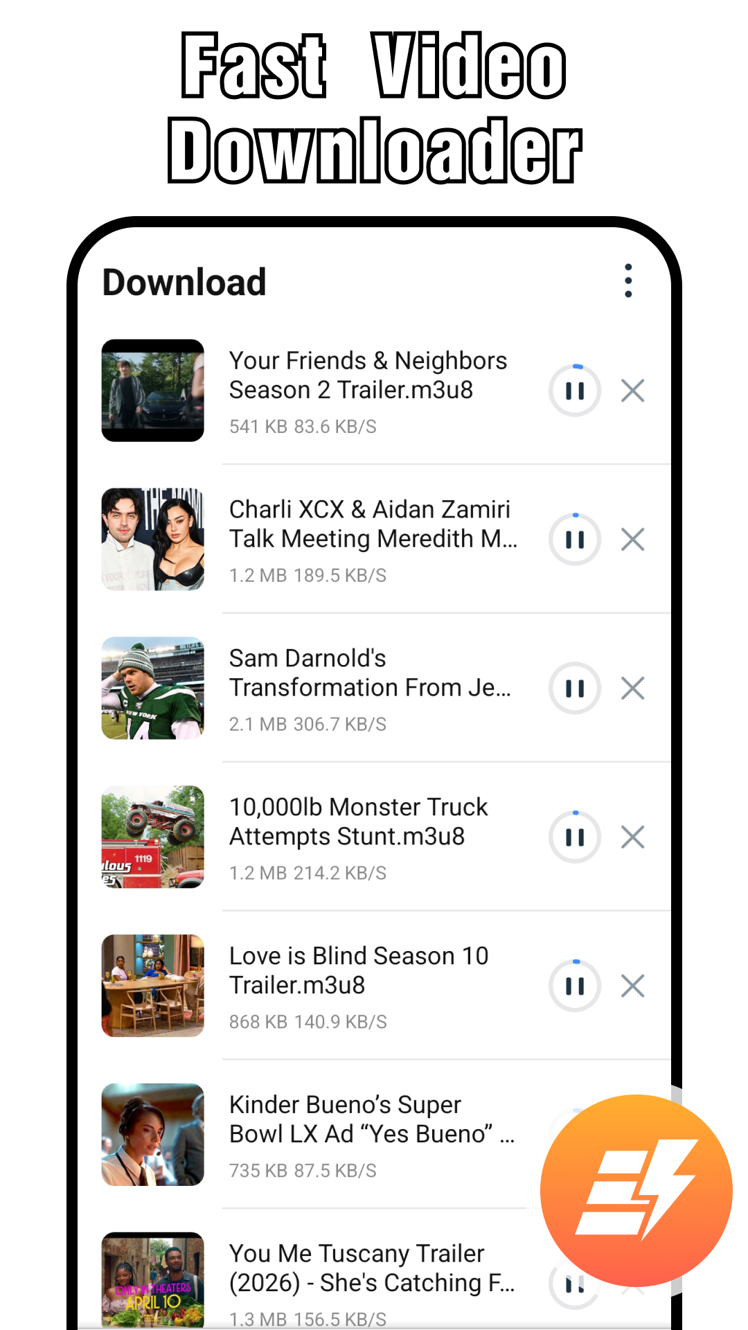 اسکرین شات 6 برنامه XA Downloader - Video Saver