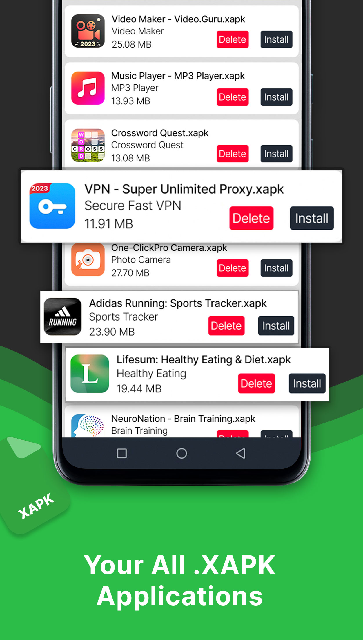 اسکرین شات 3 برنامه XAPK Installer: XAPK Installer