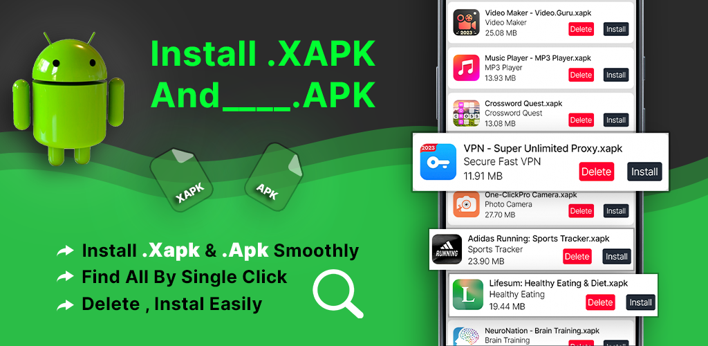 اسکرین شات 1 برنامه XAPK Installer: XAPK Installer
