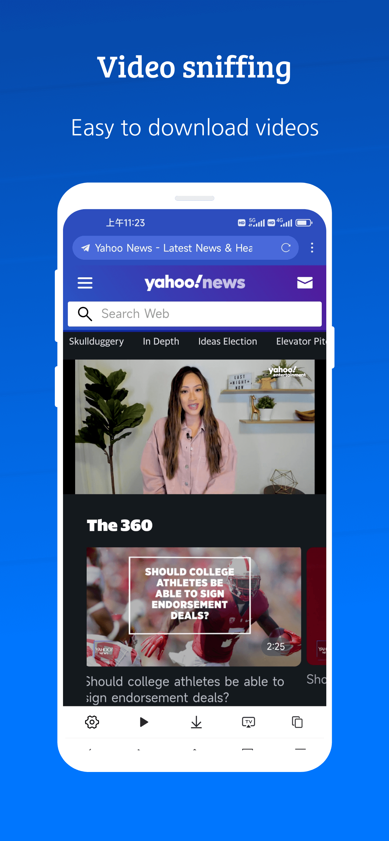 اسکرین شات 4 برنامه X Browser -Light & Super fast