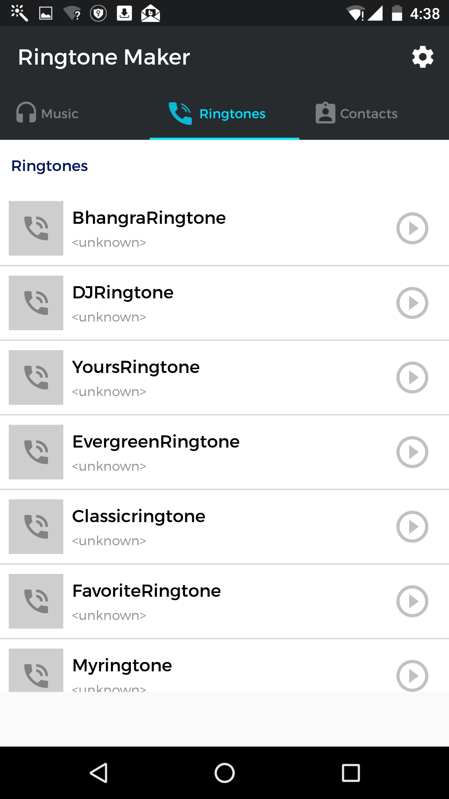 اسکرین شات 2 برنامه MP3 برش و آهنگ های زنگ ساز