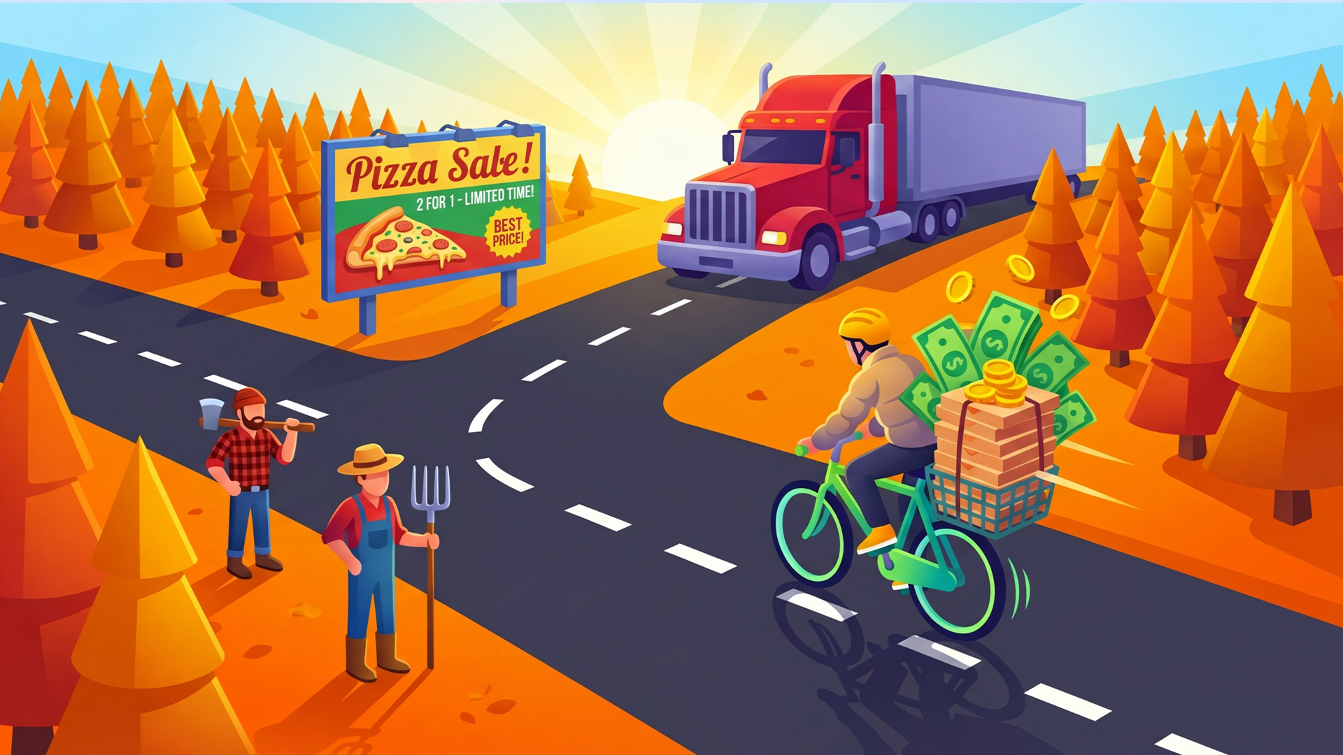 اسکرین شات 7 بازی Pizza Dash: Moto Delivery