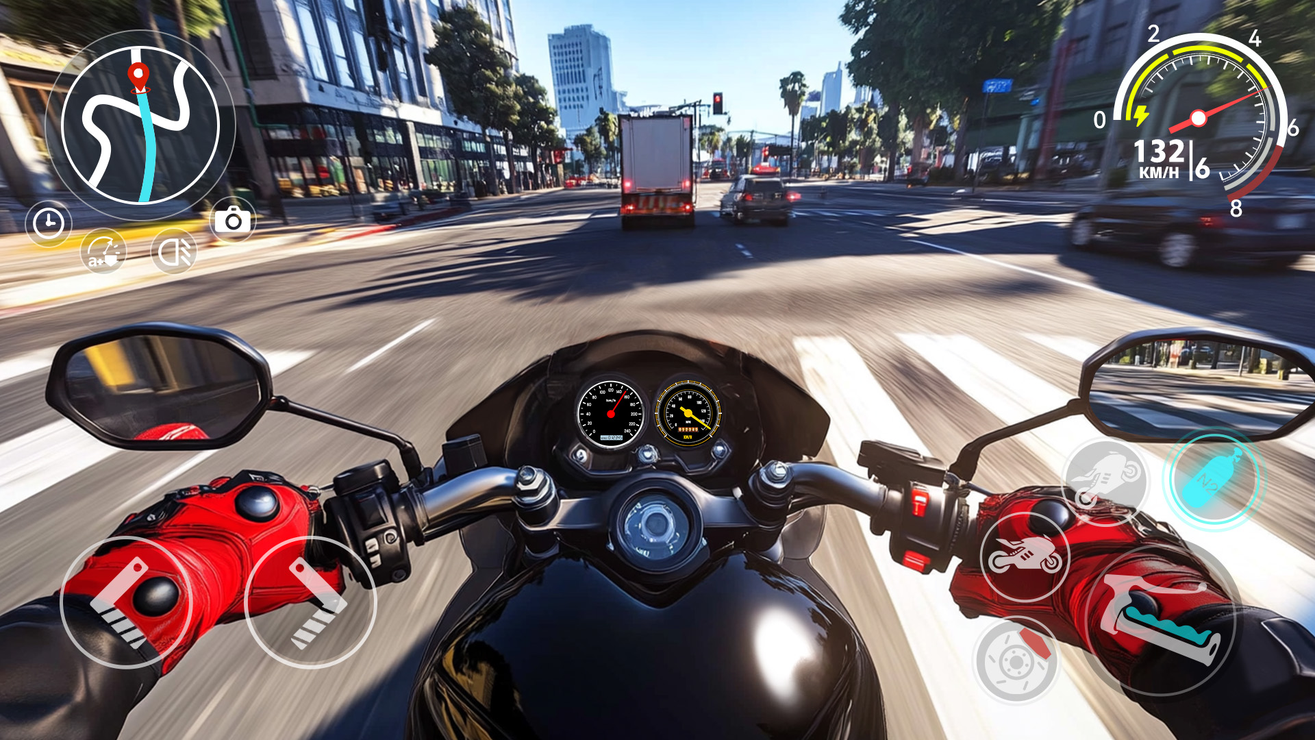 اسکرین شات 2 بازی Moto Race Go
