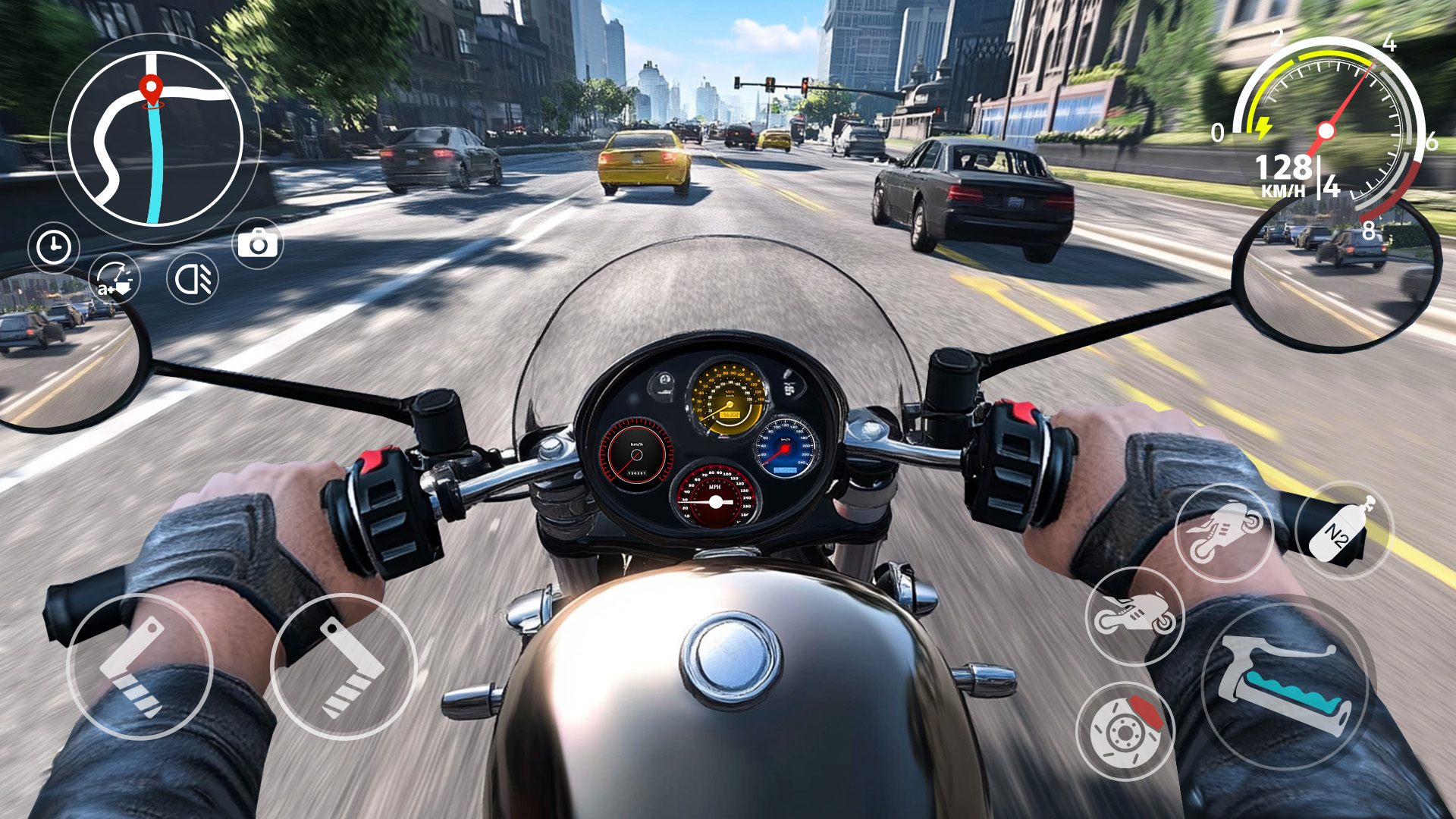 اسکرین شات 4 بازی Moto Race Go