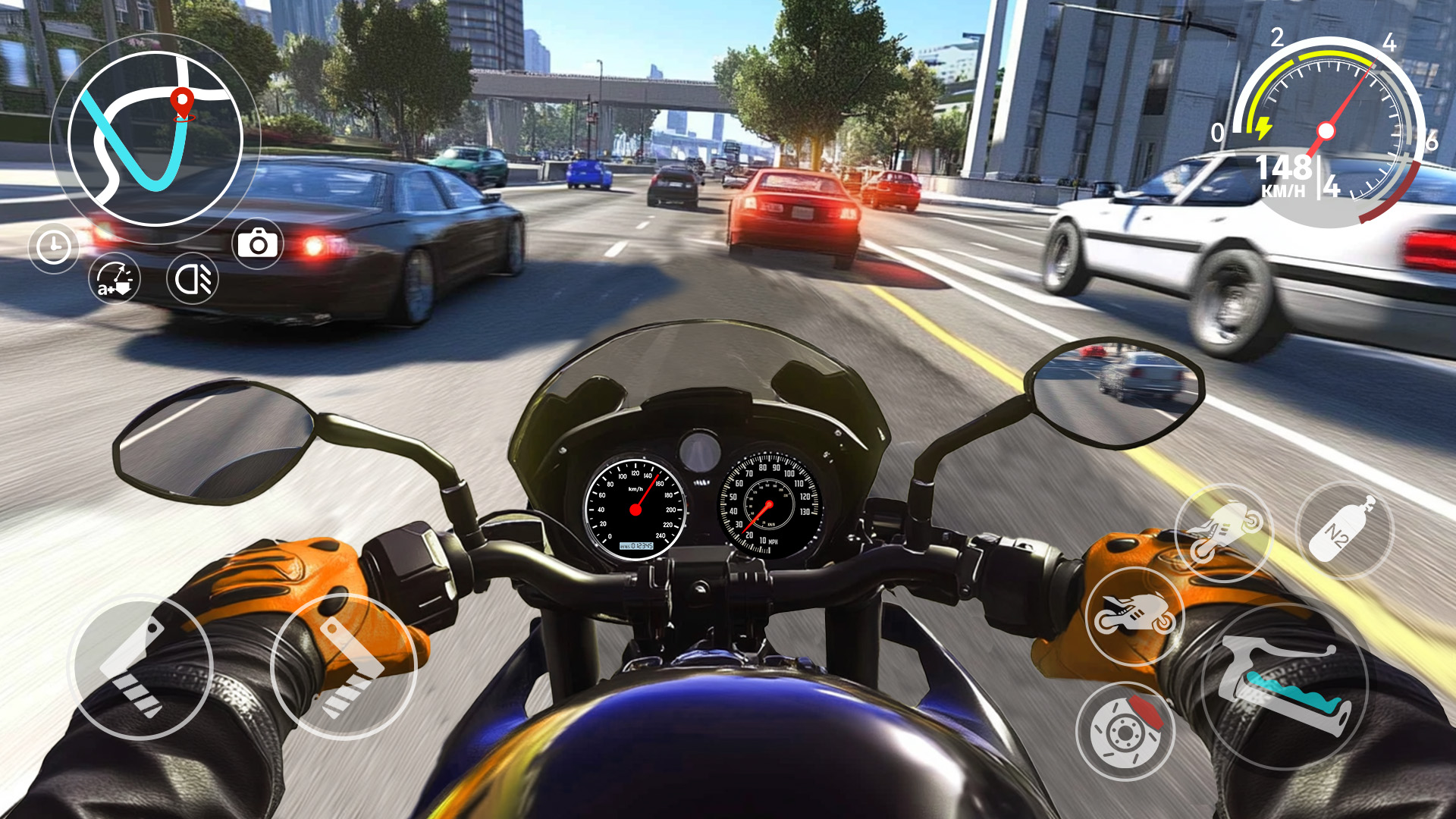 اسکرین شات 5 بازی Moto Race Go
