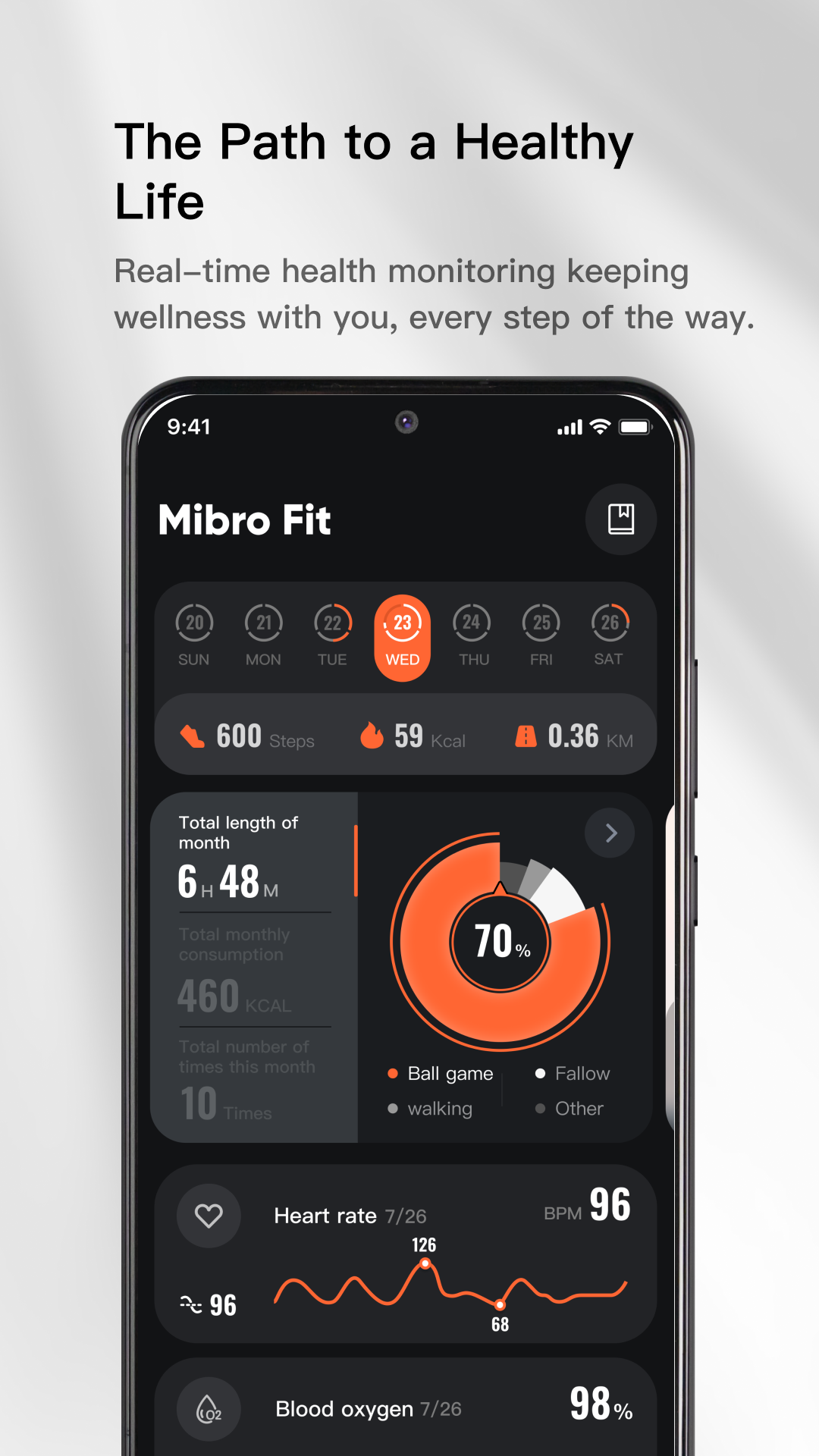 اسکرین شات 1 برنامه Mibro Fit