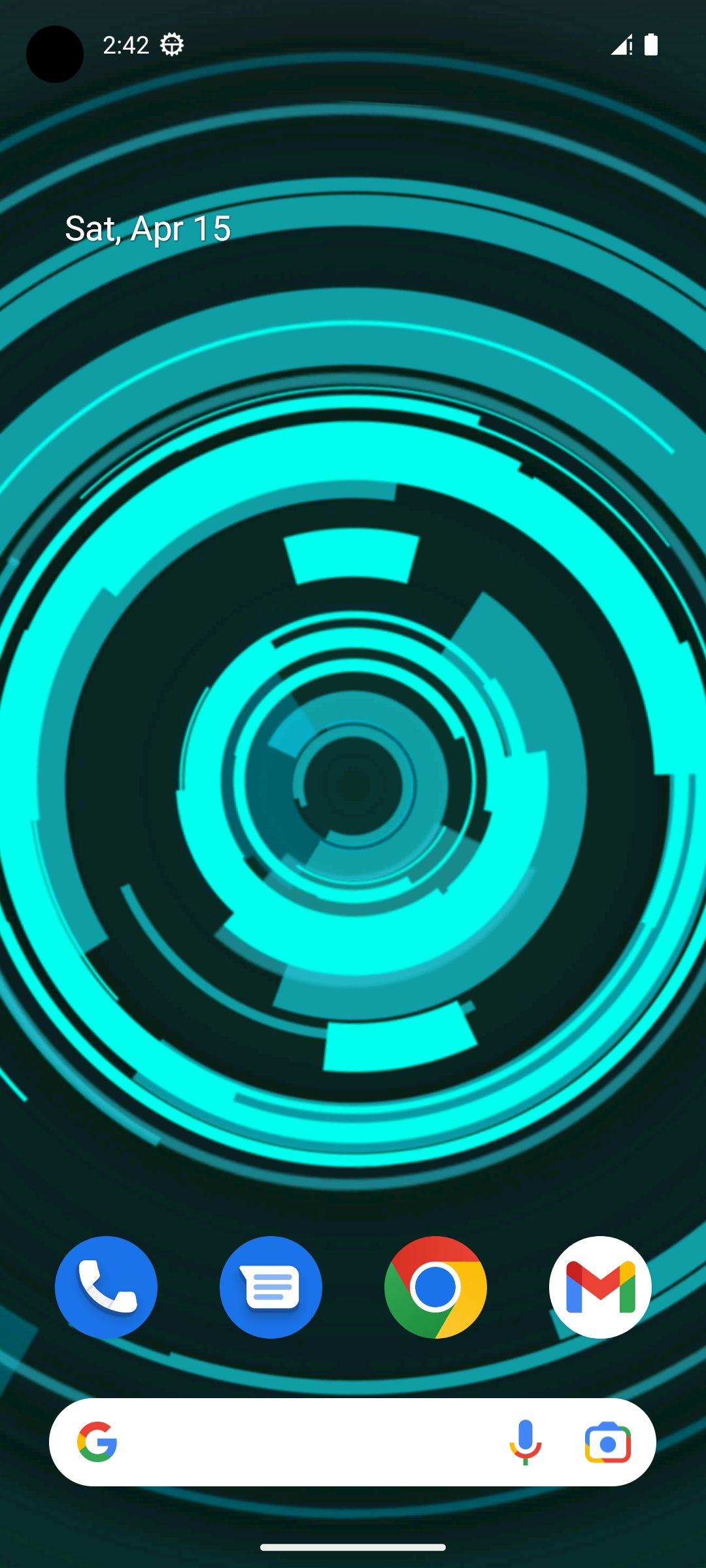 اسکرین شات 1 برنامه Holo Ring Live Wallpaper
