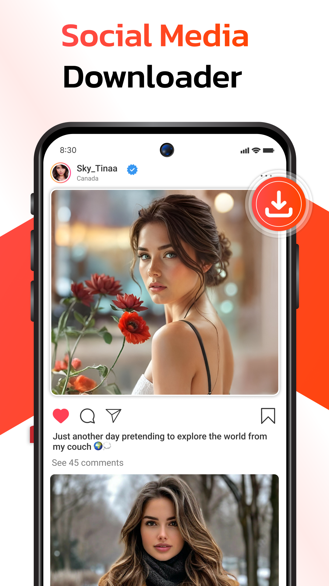 اسکرین شات 2 برنامه Xltra HD Downloader Quick Save