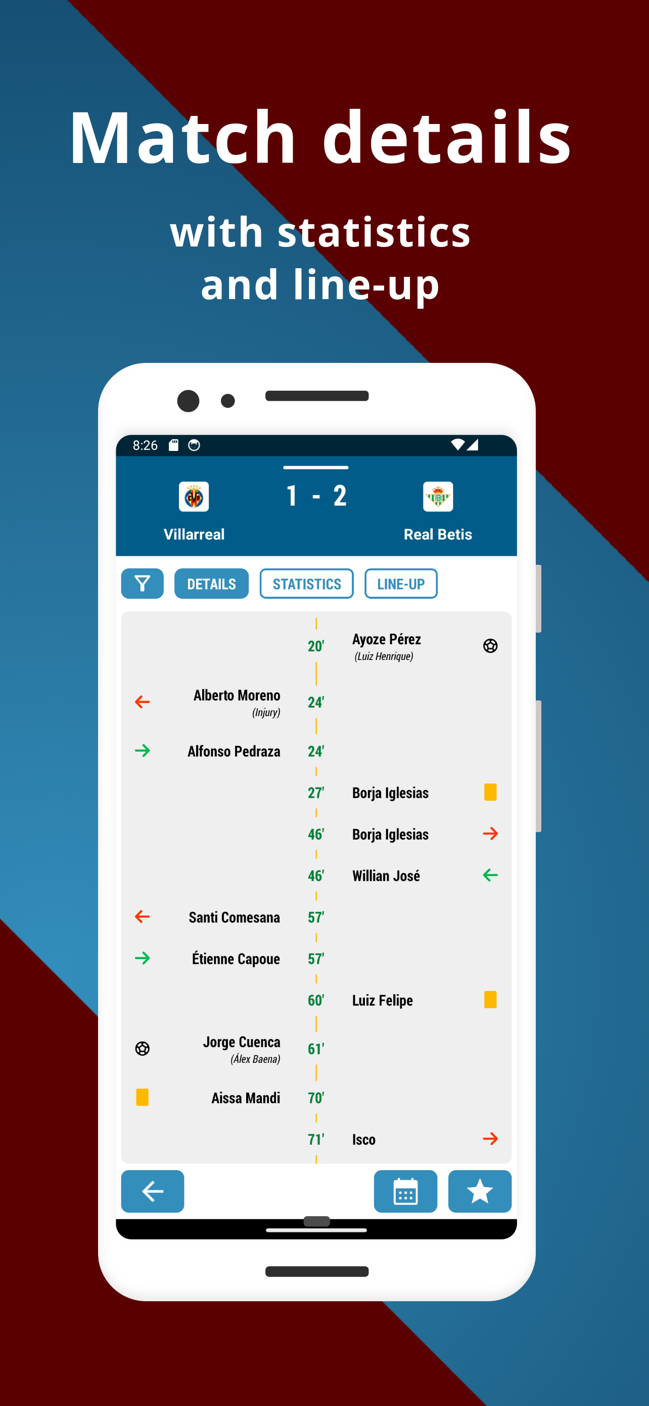 اسکرین شات 2 برنامه Football ES 1