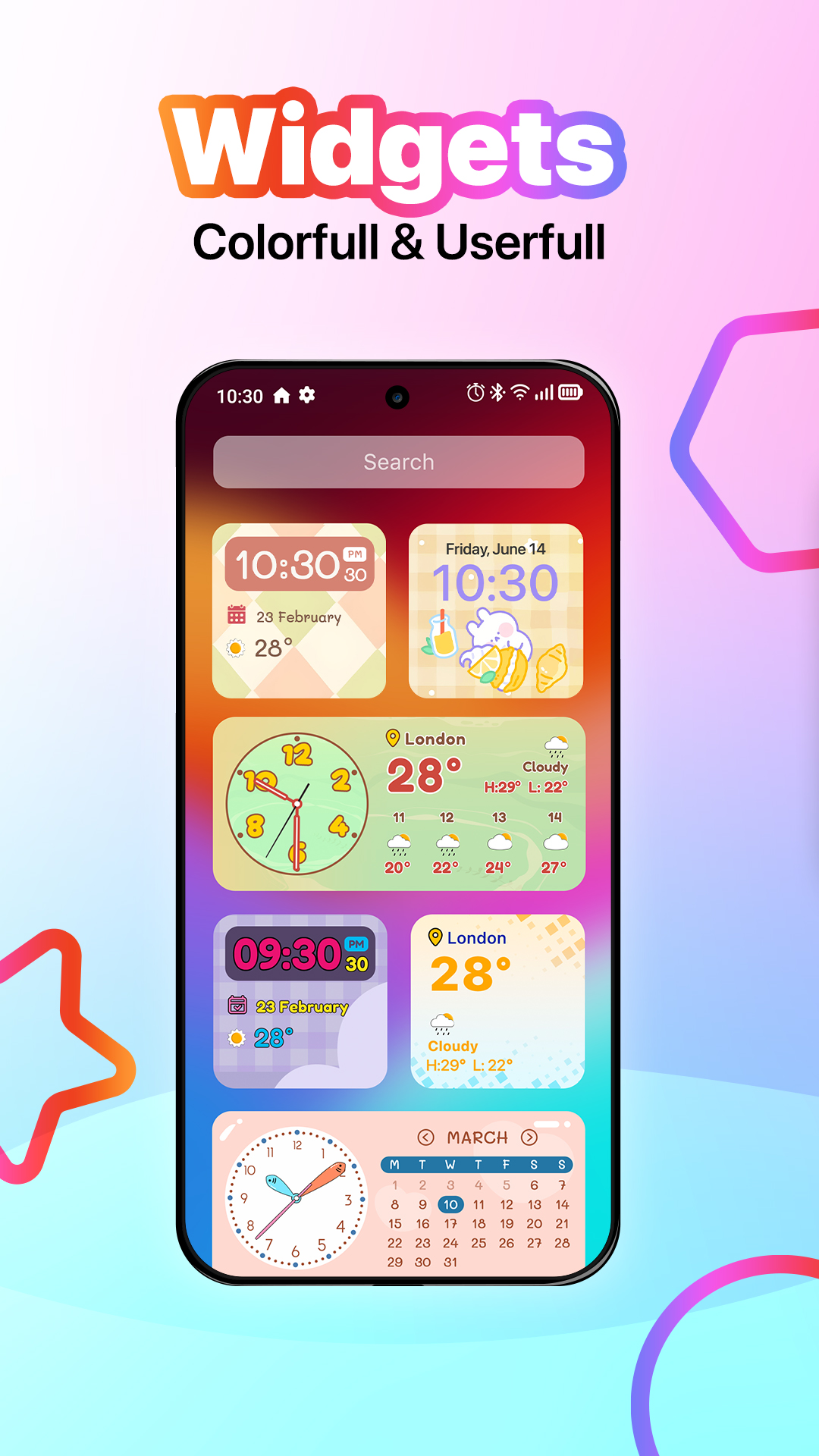 اسکرین شات 6 برنامه MiniPhone Launcher 26: Cool OS