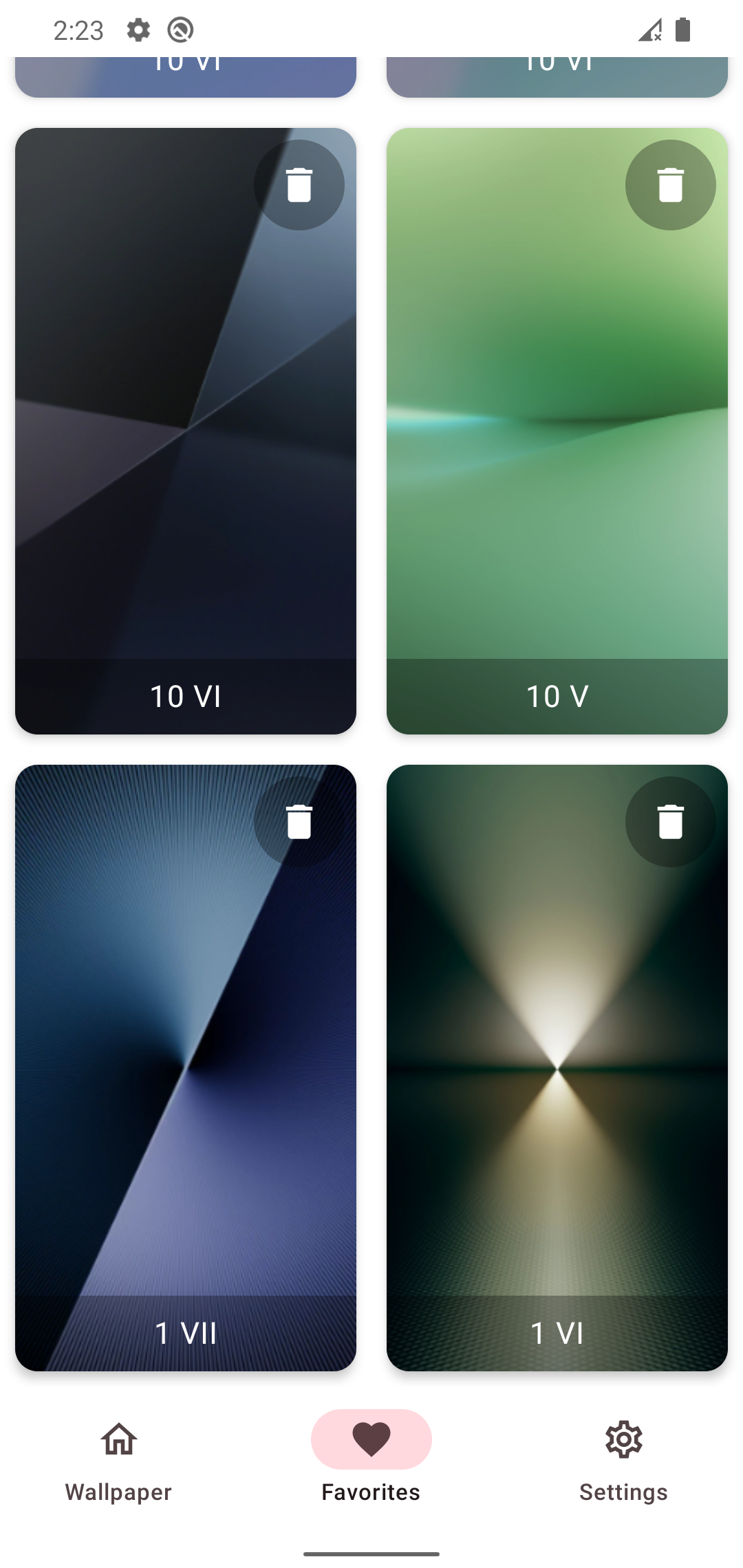 اسکرین شات 6 برنامه Wallpaper for Xperia