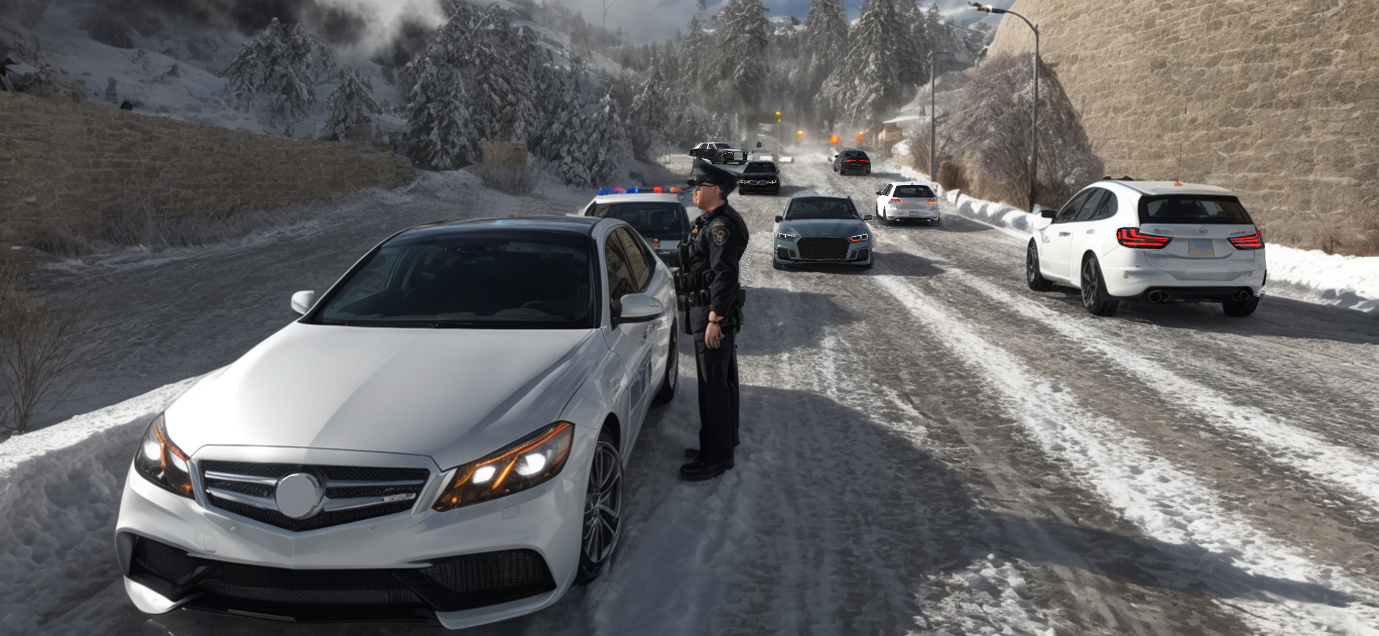 اسکرین شات 1 برنامه Car Simulator City Drive Game