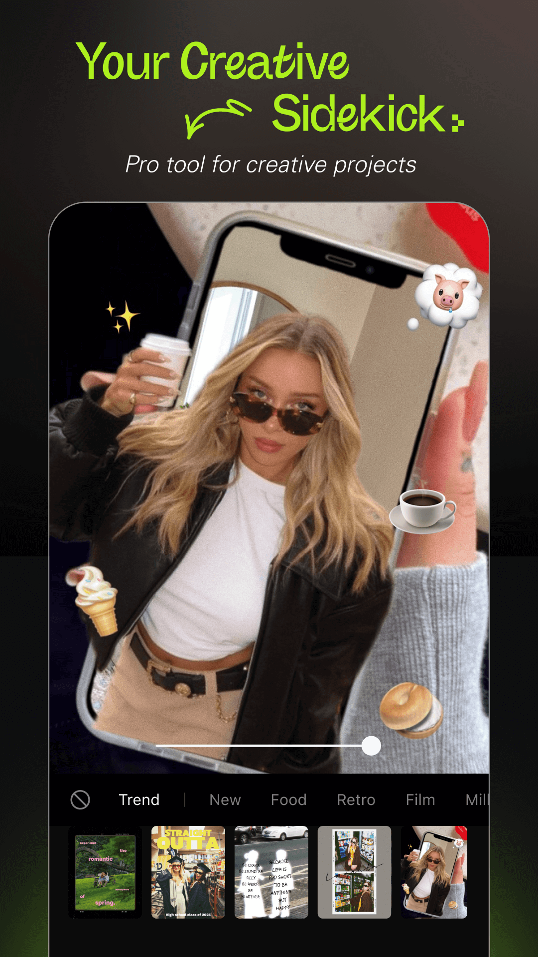 اسکرین شات 5 برنامه Hypic - Photo Editor & AI Art
