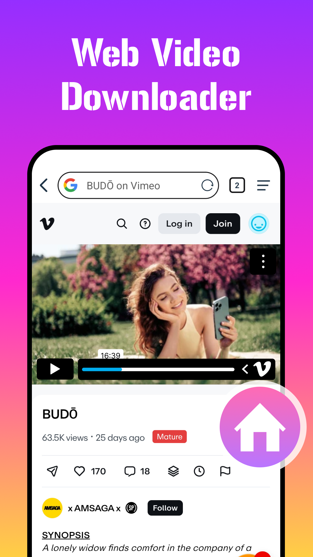 اسکرین شات 4 برنامه Xtra Downloader - Video Player