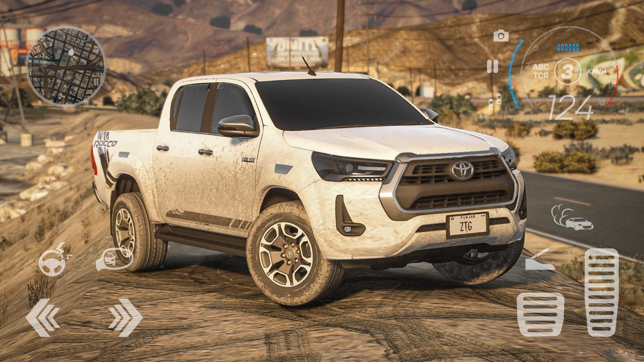 اسکرین شات 2 بازی Toyota Hilux Offroad Simulator