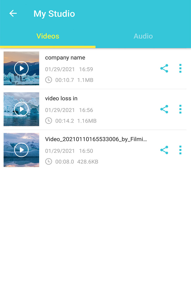 اسکرین شات 8 برنامه Video Compressor Mp3 Converter