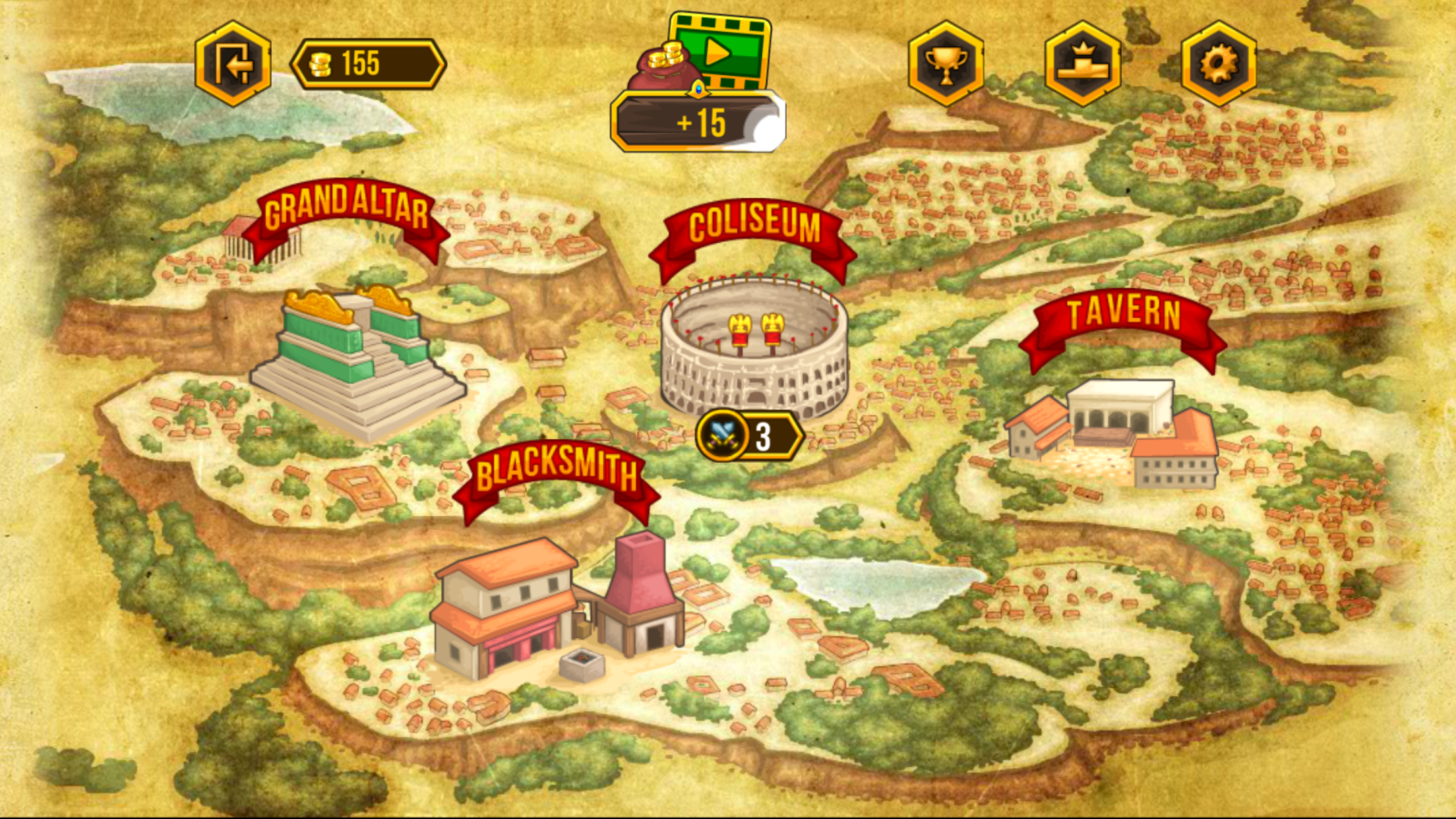 اسکرین شات 5 بازی Gods of Arena: Online Battles