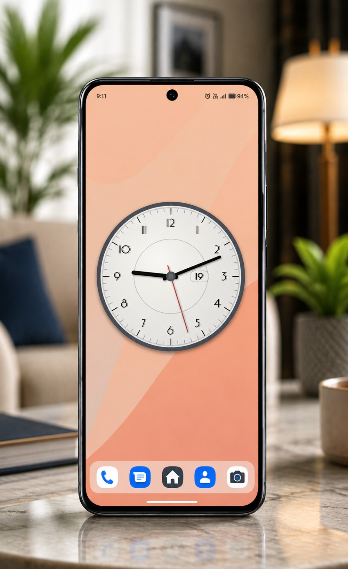 اسکرین شات 5 برنامه Analog Clock Live Wallpaper