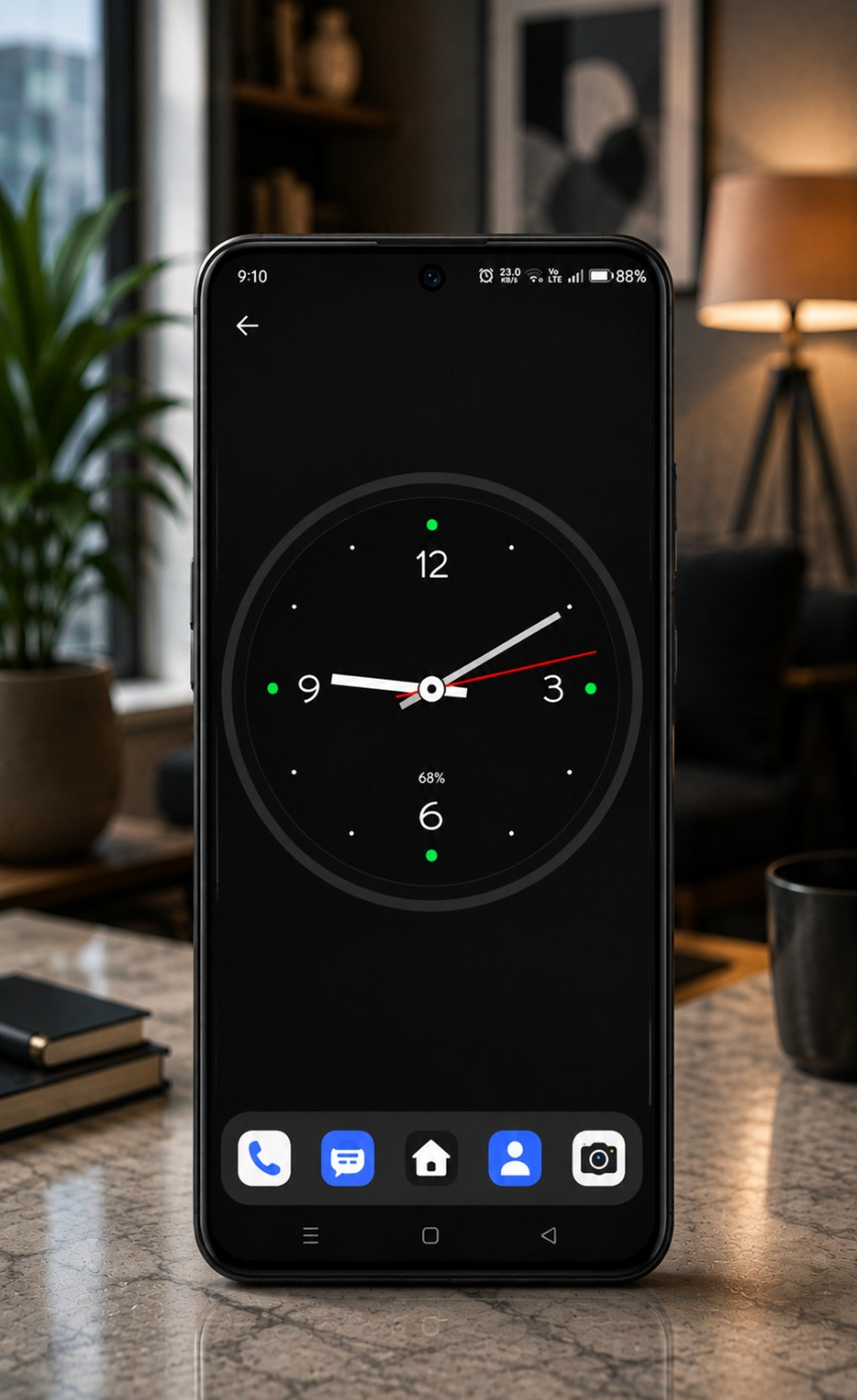 اسکرین شات 6 برنامه Analog Clock Live Wallpaper