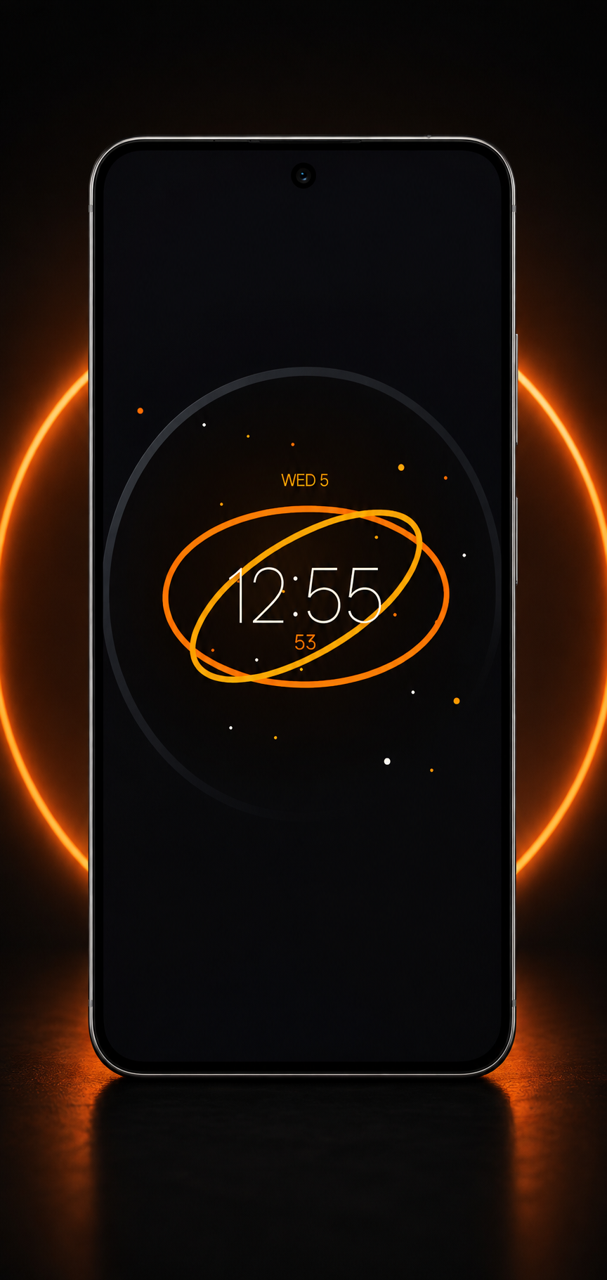 اسکرین شات 3 برنامه Digital Clock Live Wallpaper