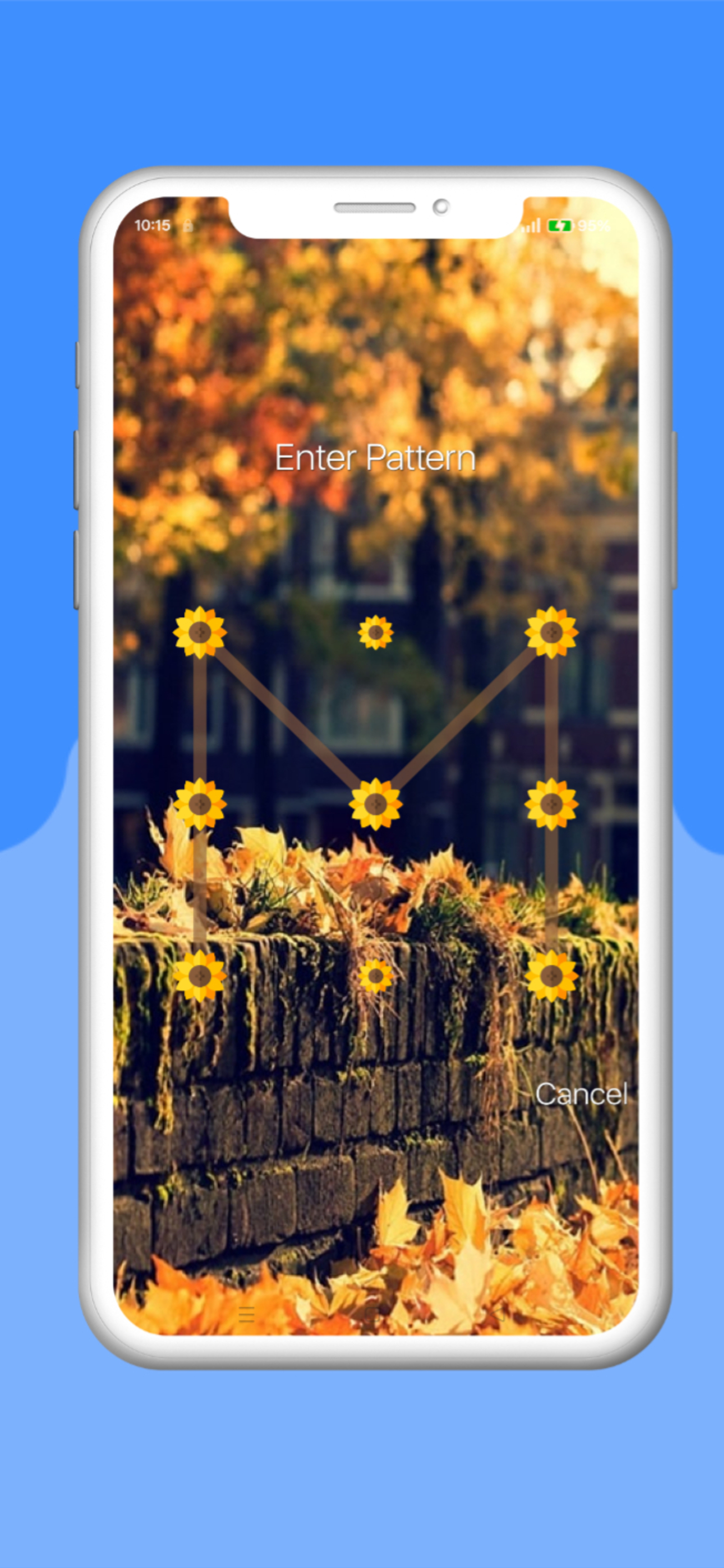 اسکرین شات 4 برنامه Keypad Lock Screen