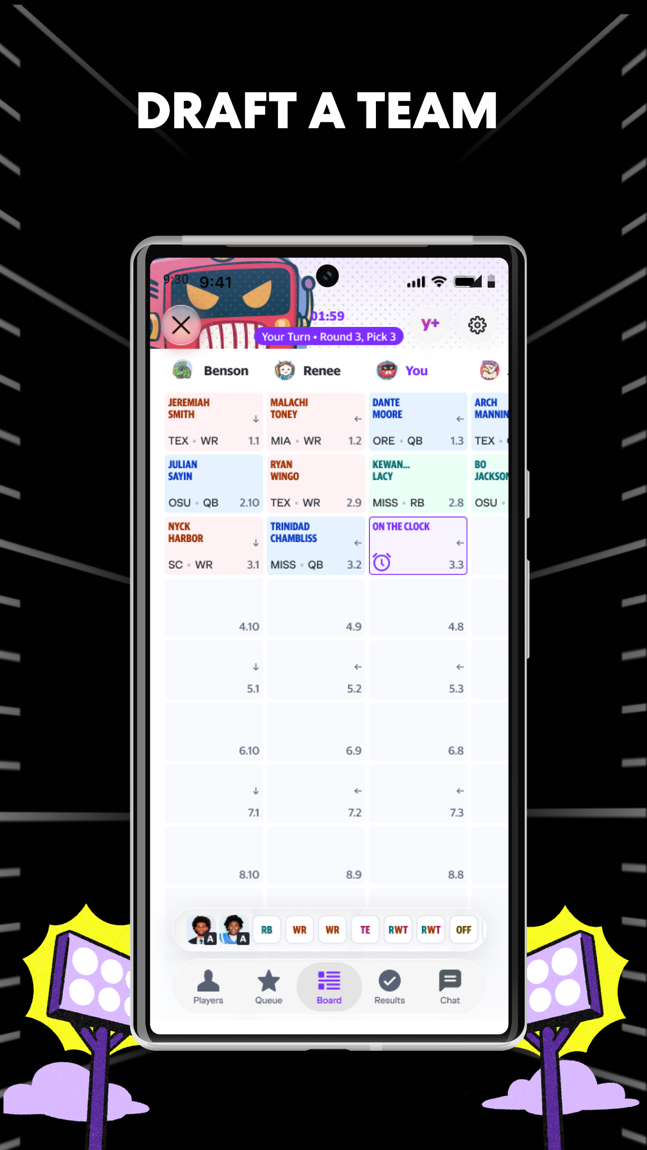 اسکرین شات 1 برنامه Yahoo Fantasy Sports: NFL, MLB