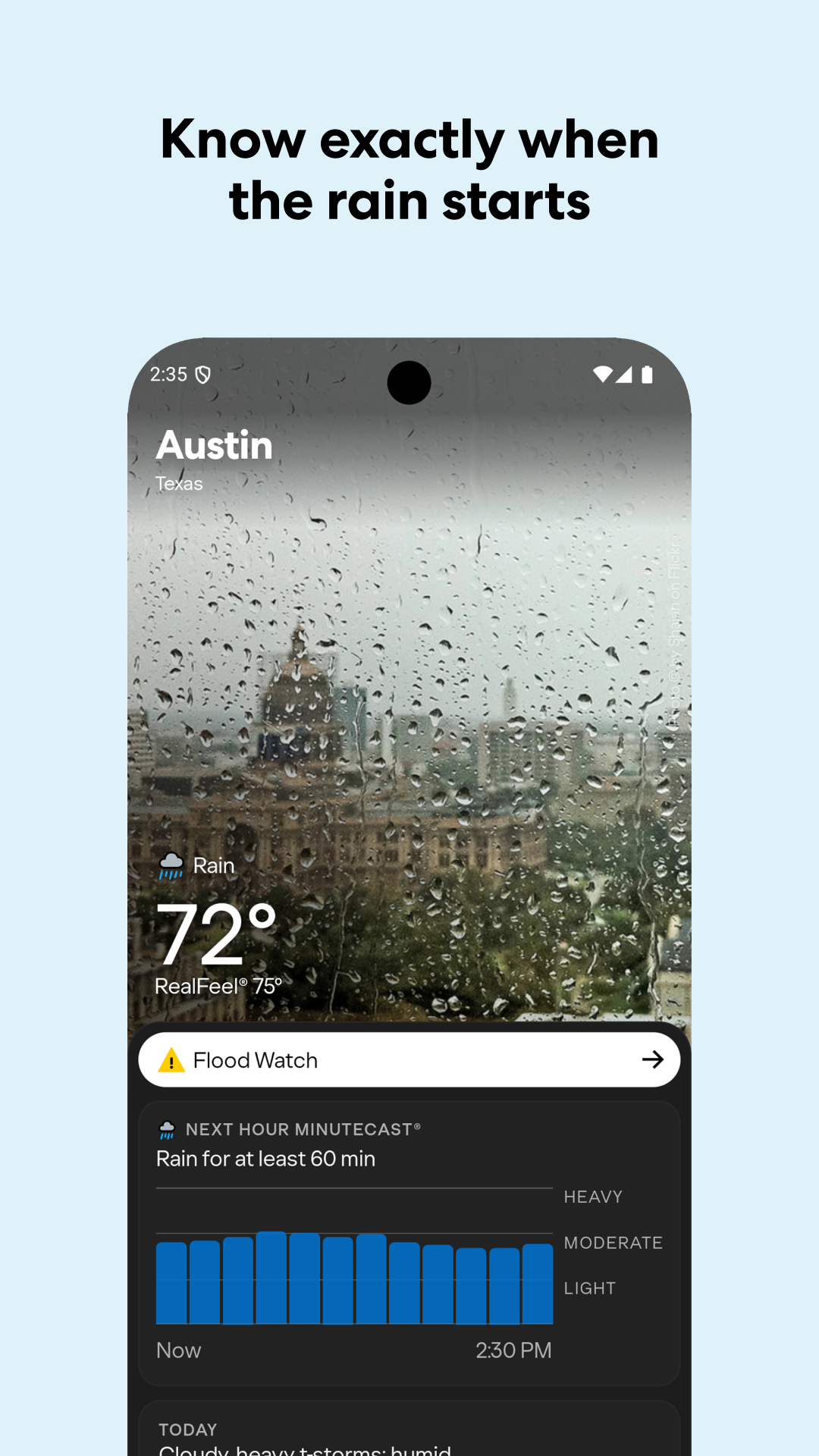 اسکرین شات 2 برنامه Yahoo Weather: Forecast & Maps