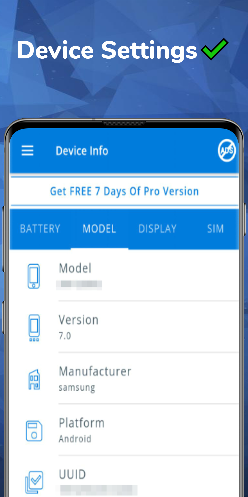 اسکرین شات 3 برنامه Device Information