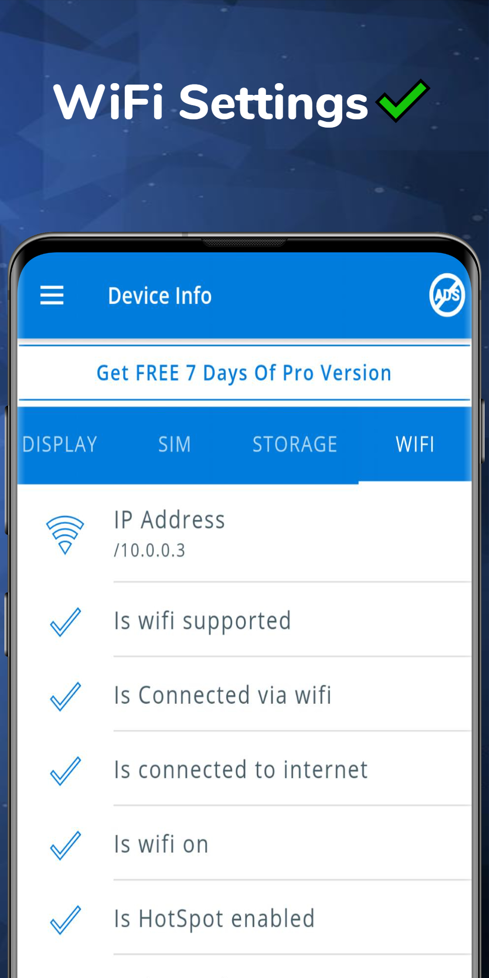 اسکرین شات 4 برنامه Device Information