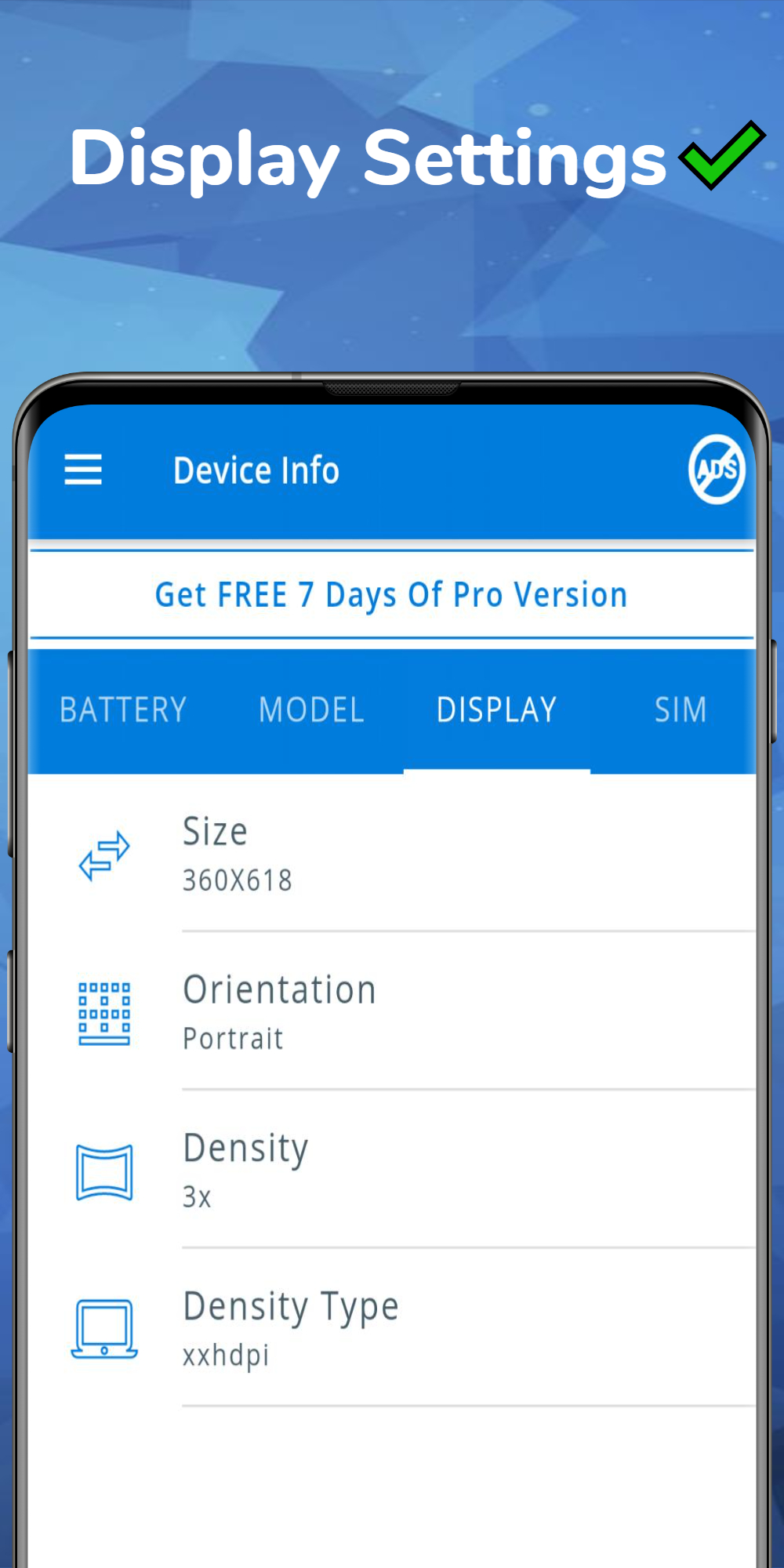 اسکرین شات 6 برنامه Device Information