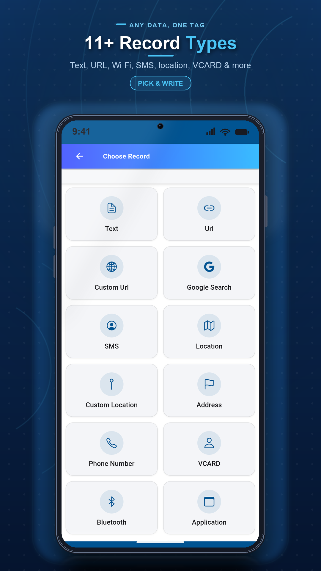 اسکرین شات 4 برنامه NFC Reader & Writer: Tag Scan