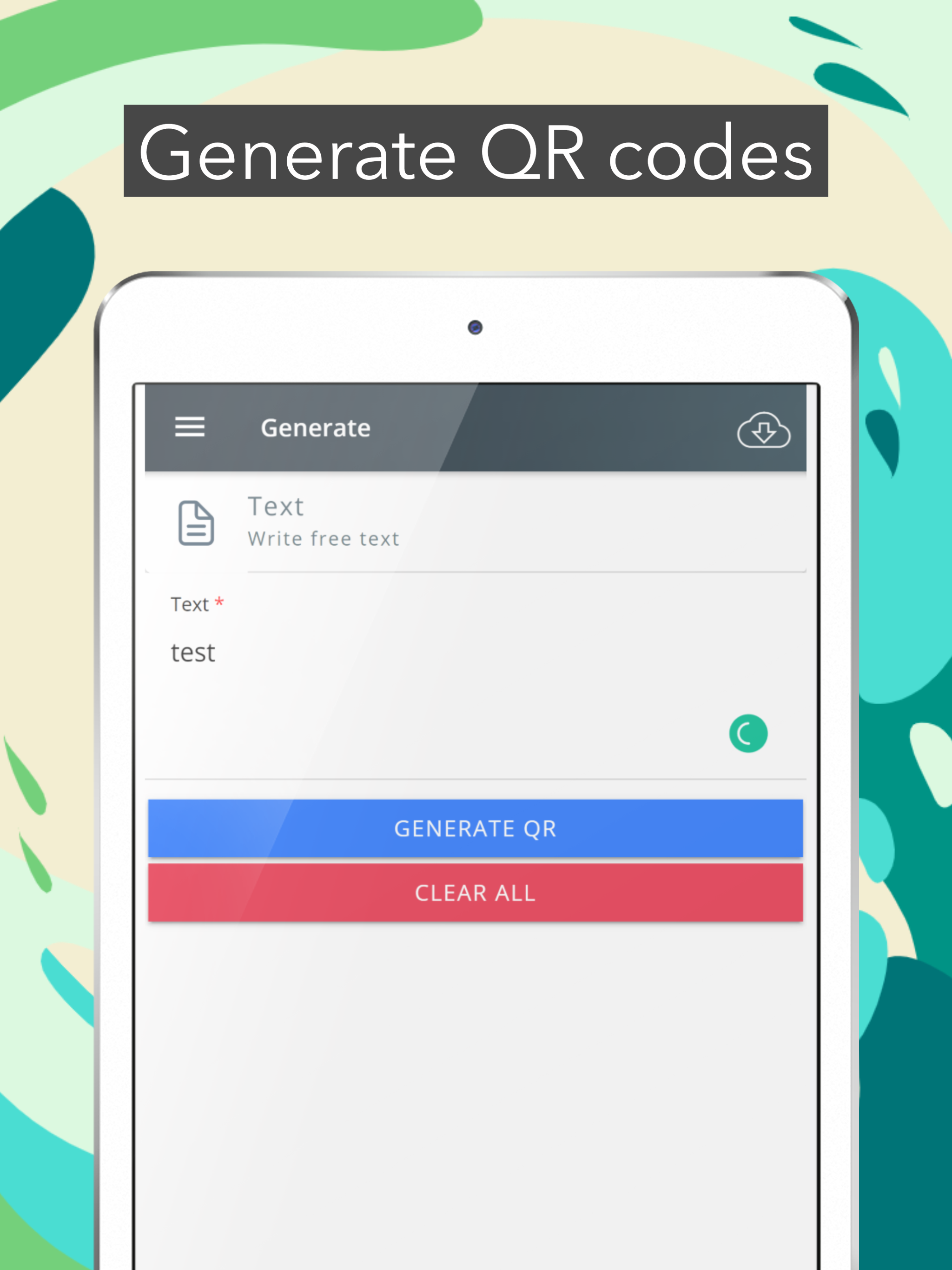اسکرین شات 3 برنامه Barcode And QR Code Generator