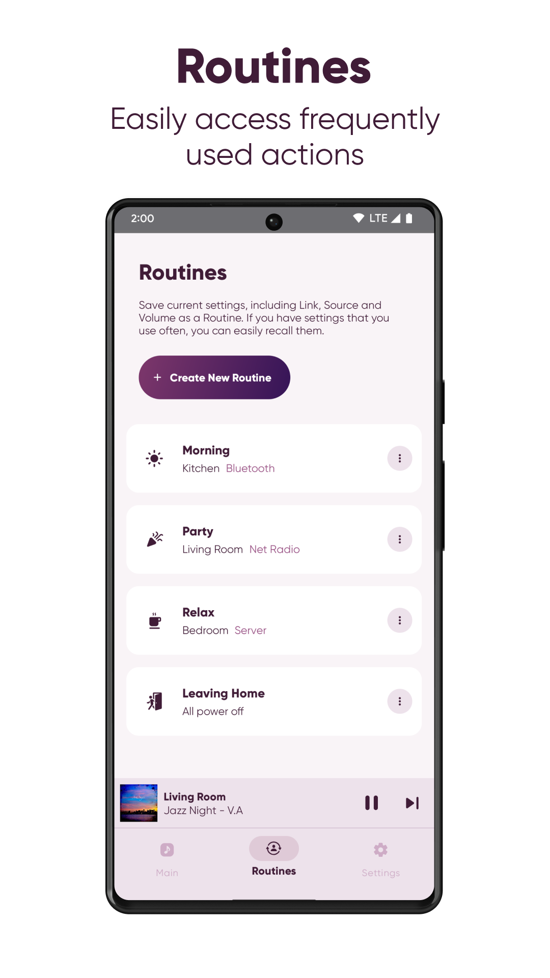 اسکرین شات 4 برنامه MusicCast Controller