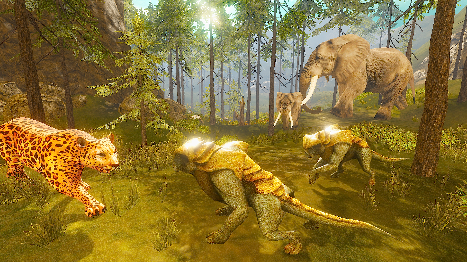 اسکرین شات 1 بازی Mutant Lizard Simulator
